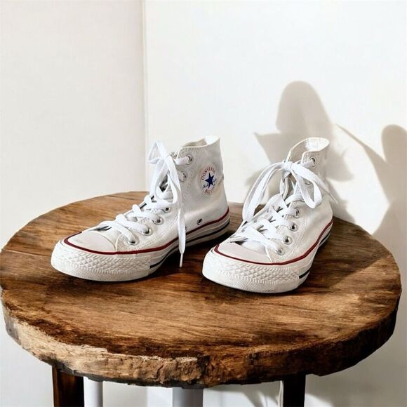 Converse Chuck All Star High Tops White W6 M 4 - Picture 1 of 7